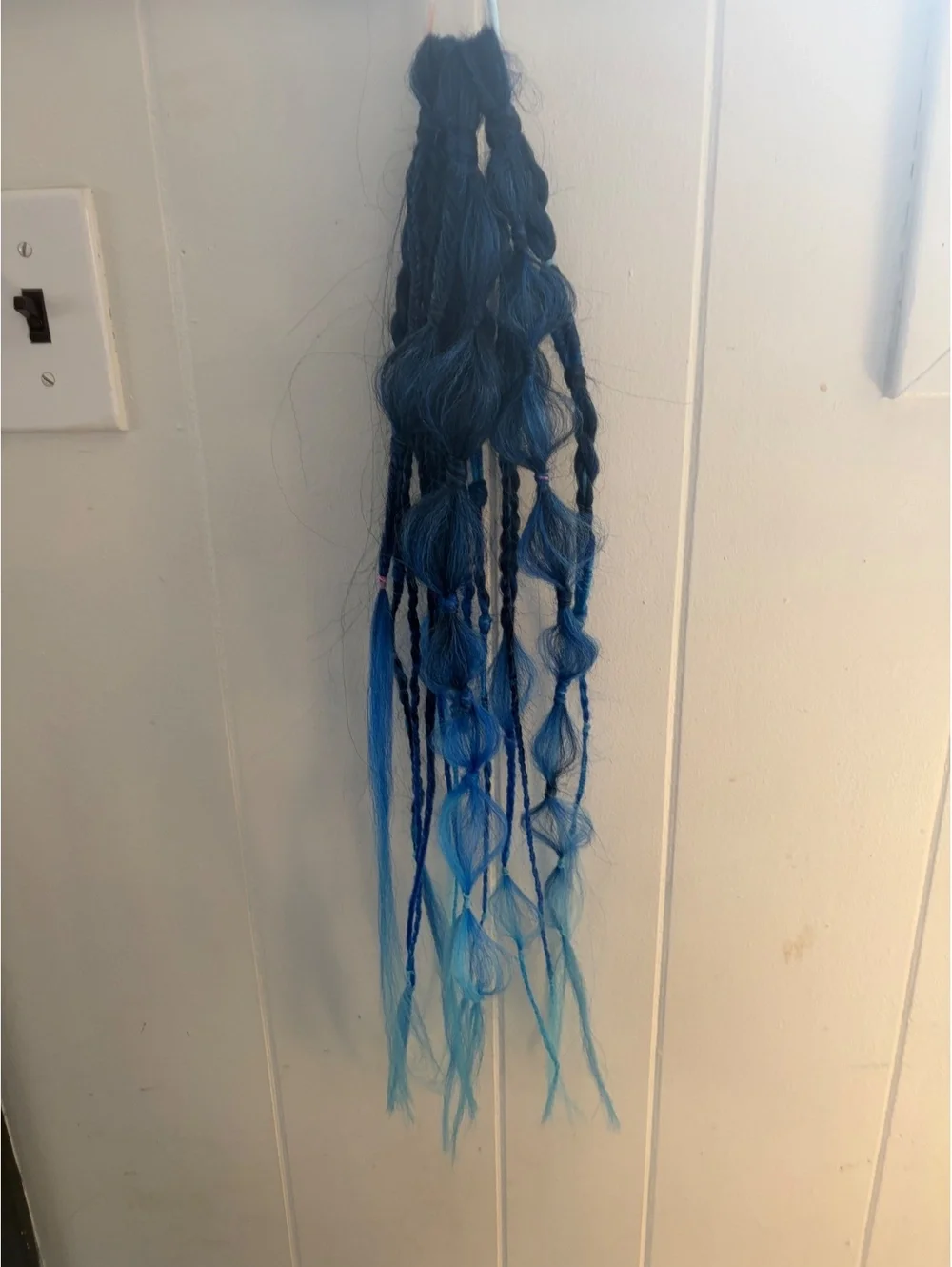 Blue Ponytail Hair extensions